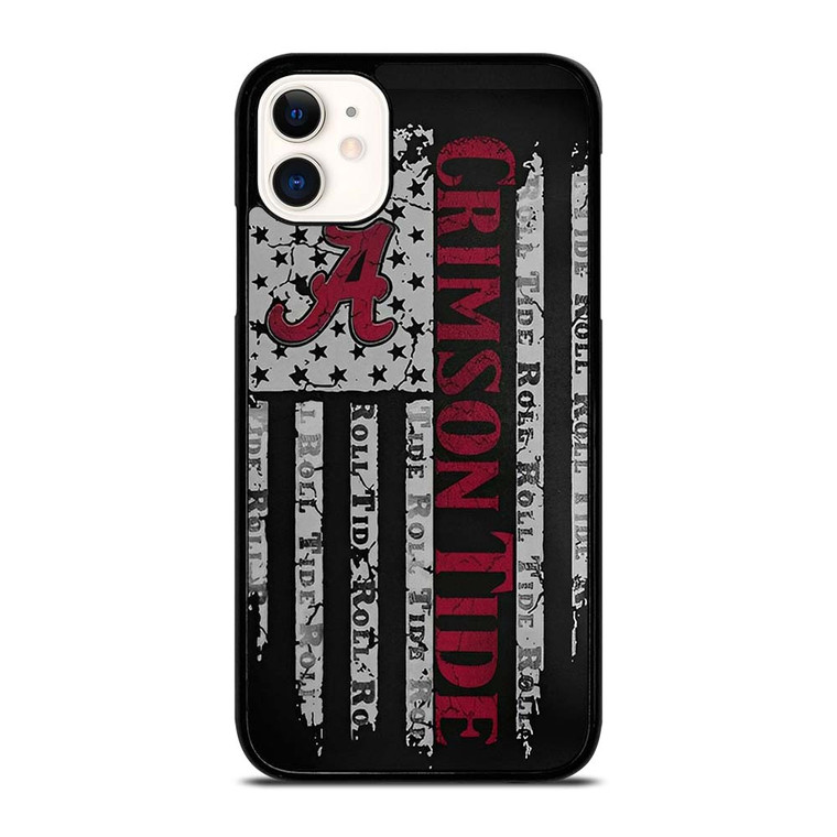 ALABAMA CRIMSON TIDE FLAG MLS iPhone 11 Case Cover