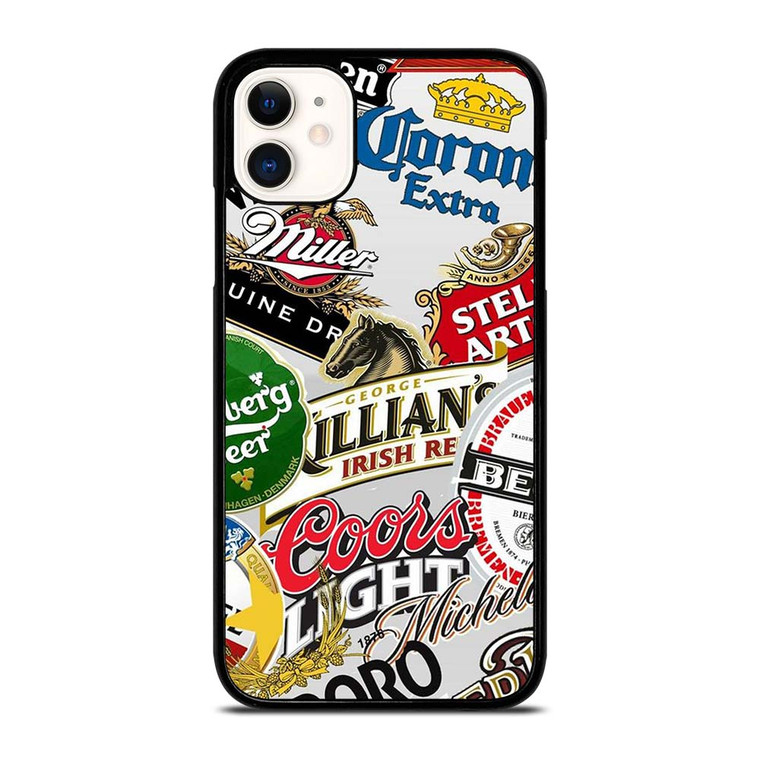 ALL BEER BRAND LOGO iPhone 11 Case Cover