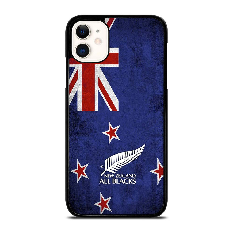 ALL BLACKS NEW ZEALAND FLAG iPhone 11 Case Cover