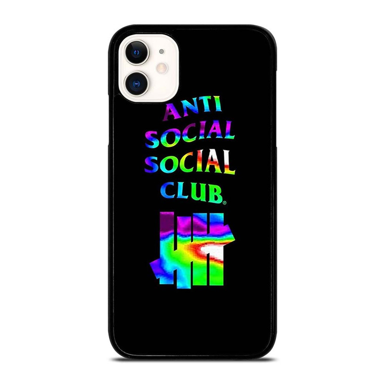 ANTI SOCIAL CLUB UNDEFEATED RAINBOW iPhone 11 Case Cover