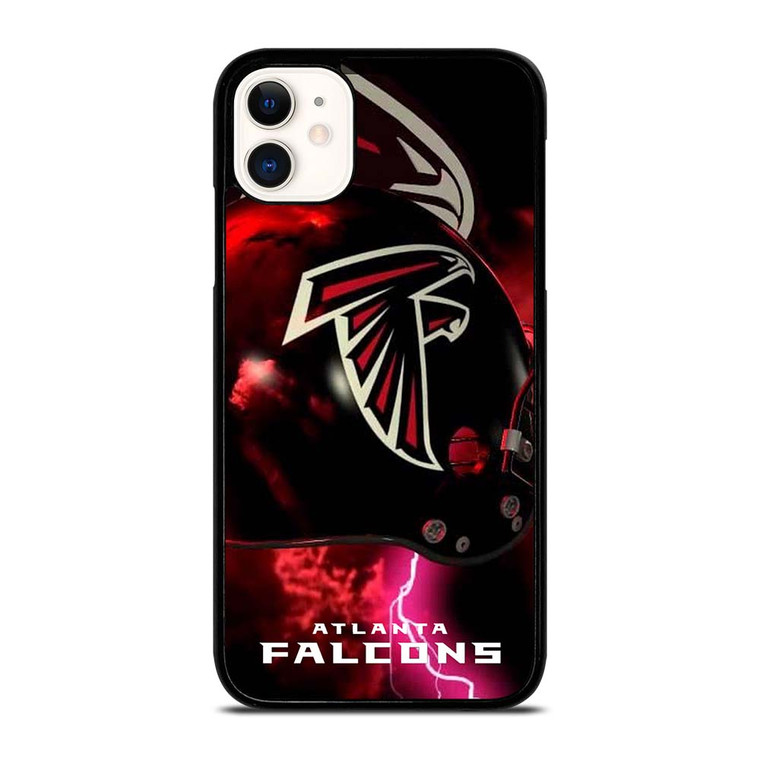 ATALANTA FALCONS LIGHTNING HELMET iPhone 11 Case Cover