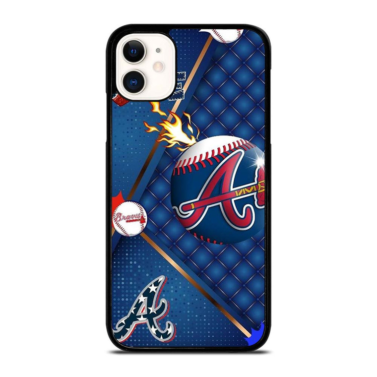 ATLANTA BRAVES LOVE BASEBALL iPhone 11 Case Cover