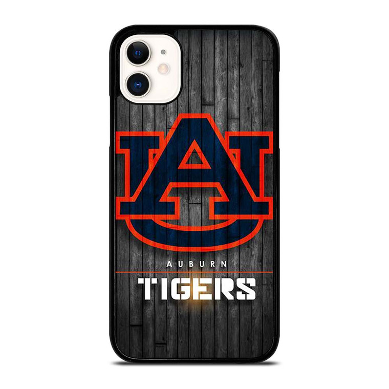 AUBURN TIGERS WOODEN LOGO iPhone 11 Case Cover