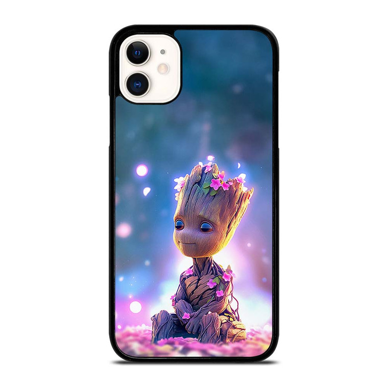 BABY GROOT FLOWER iPhone 11 Case Cover