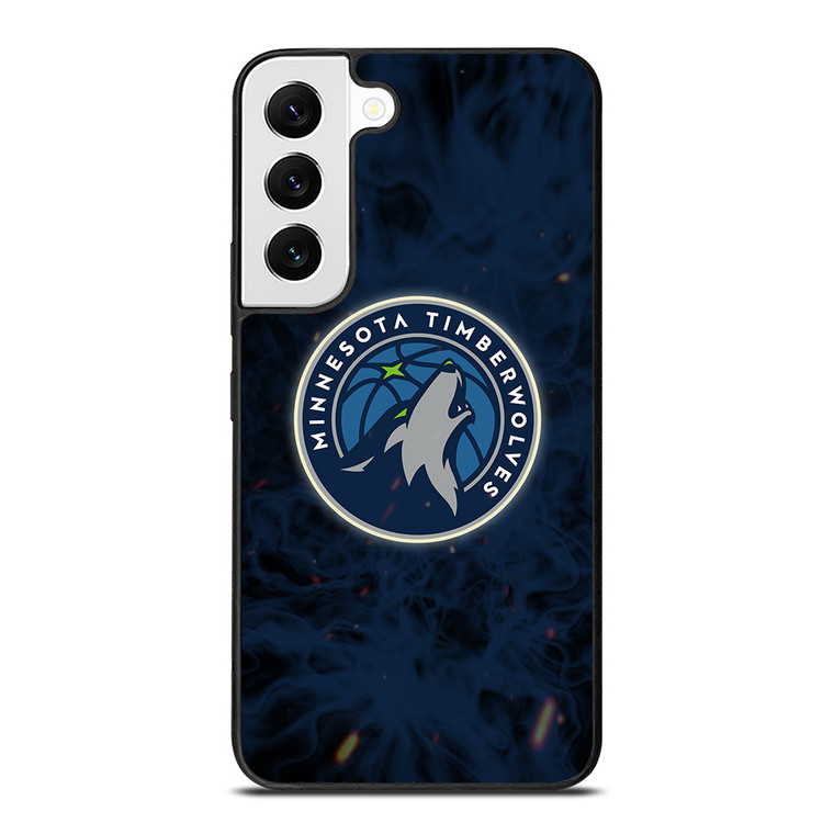 MINNESOTA TIMBERWOLVES BASKETBALL NBA FIRE Samsung Galaxy S22 Case Cover