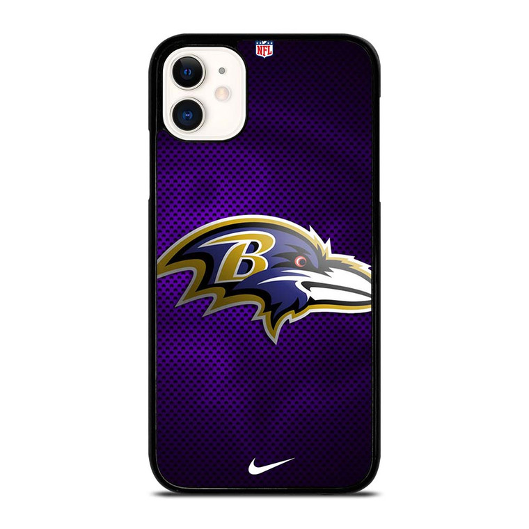 BALTIMORE RAVENS NFL NIKE iPhone 11 Case Cover BALTIMORE RAVENS NFL NIKE iPhone 11 Case Cover