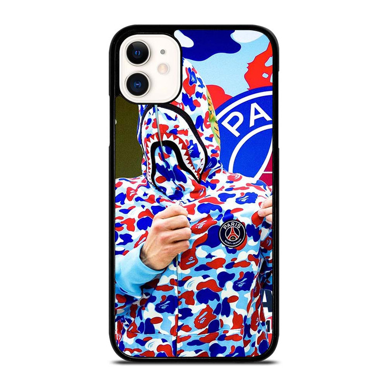 BAPE CAMO PARIS SAINT GERMAIN iPhone 11 Case Cover