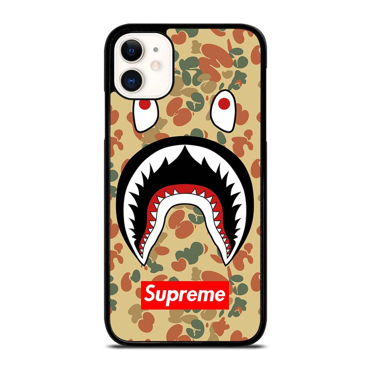 BAPE CAMO SHARK SUPREME iPhone 11 Case Cover