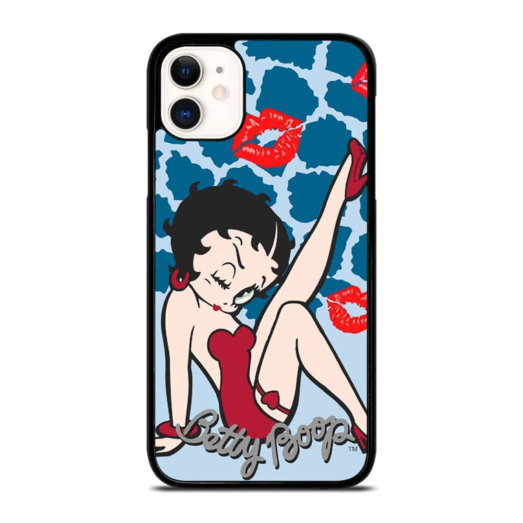 BETTY BOOP KISS CARTOON iPhone 11 Case Cover