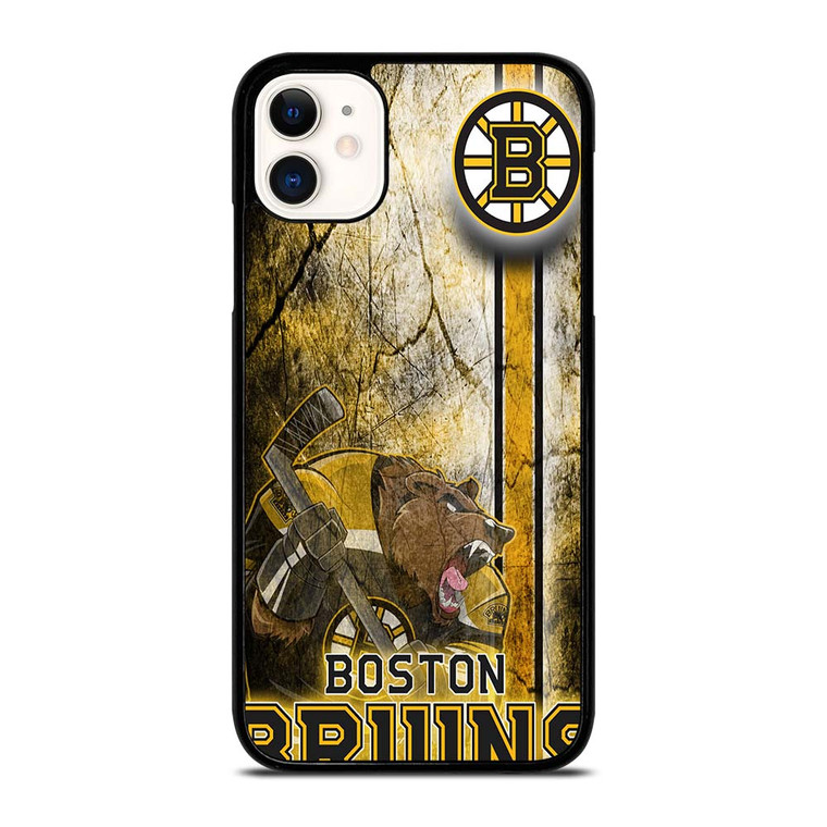 BOSTON BRUINS HOCKEY TEAM LOGO iPhone 11 Case Cover