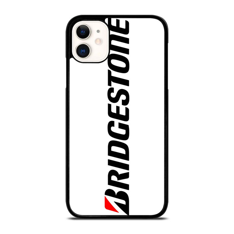 BRIDGESTONE TIRE LOGO WHITE iPhone 11 Case Cover