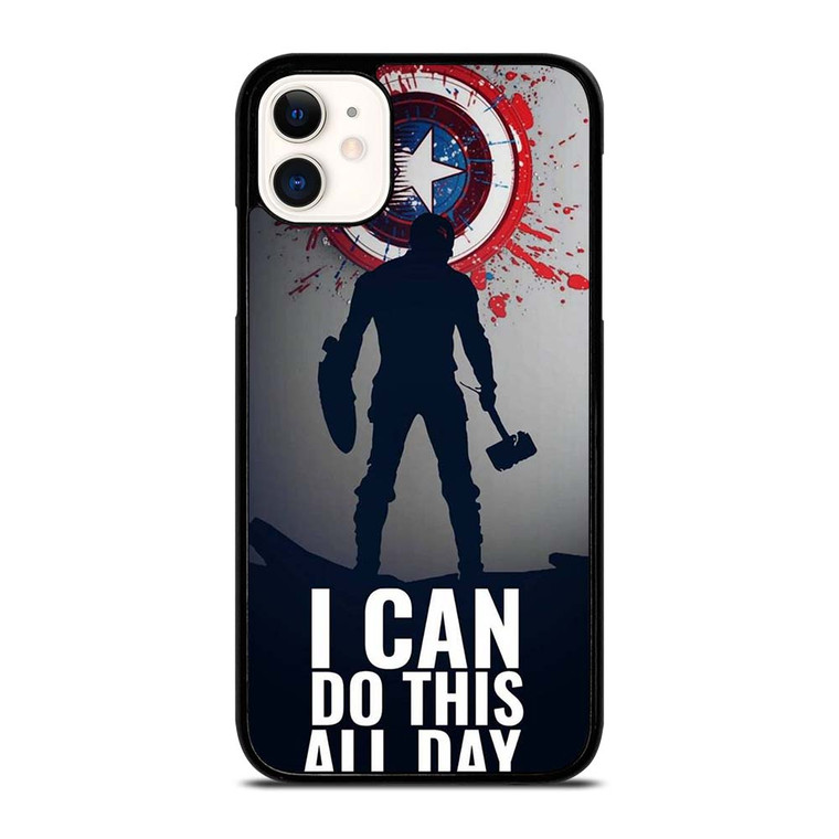 CAPTAIN AMERICA QUOTE iPhone 11 Case Cover