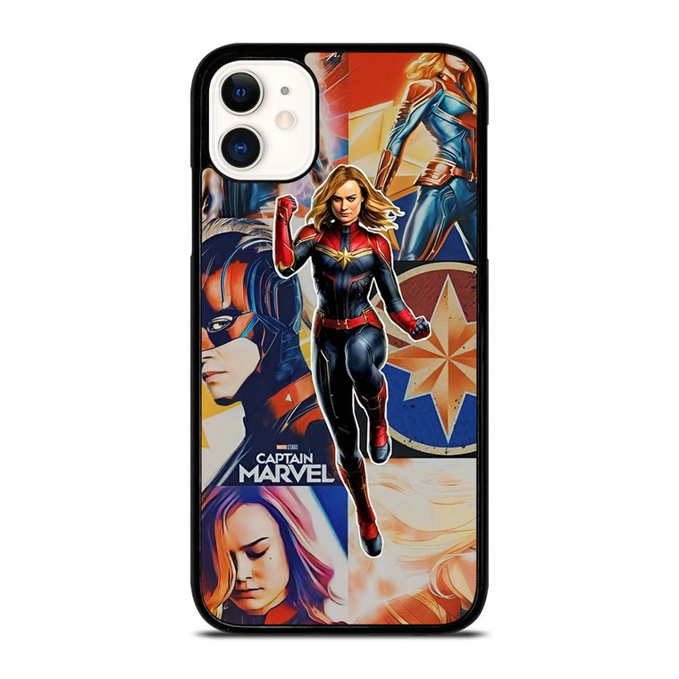 CAPTAIN MARVEL SUPER HERO COLLAGE iPhone 11 Case Cover