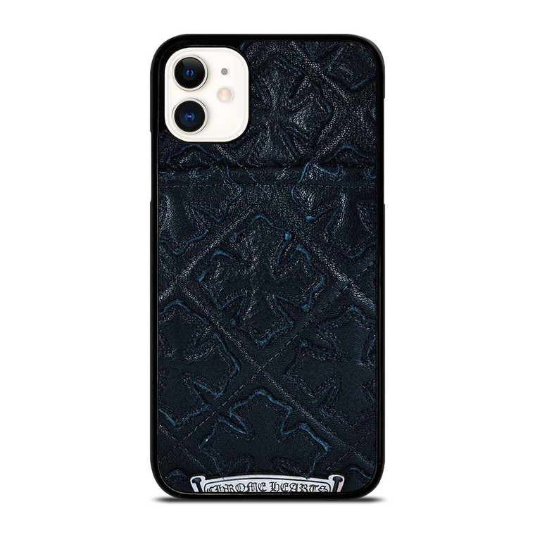 CHROME HEARTS LEATHER iPhone 11 Case Cover