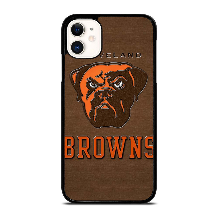 CLEVELAND BROWNS DOG NFL MASCOT iPhone 11 Case Cover