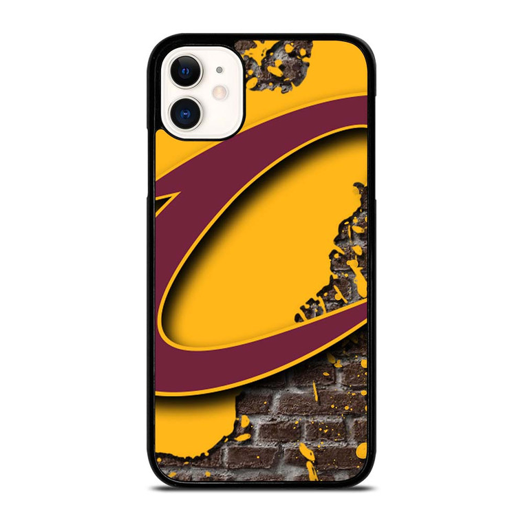 CLEVELAND CAVALIERS WALL SPLASH iPhone 11 Case Cover