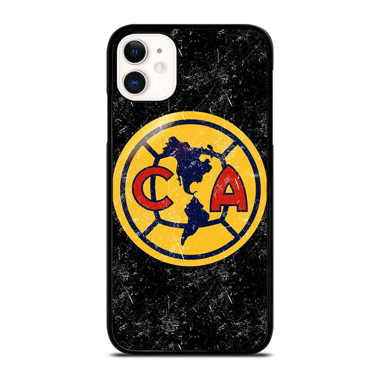 CLUB AMERICA AGUILAS FOOTBALL BLACK iPhone 11 Case Cover