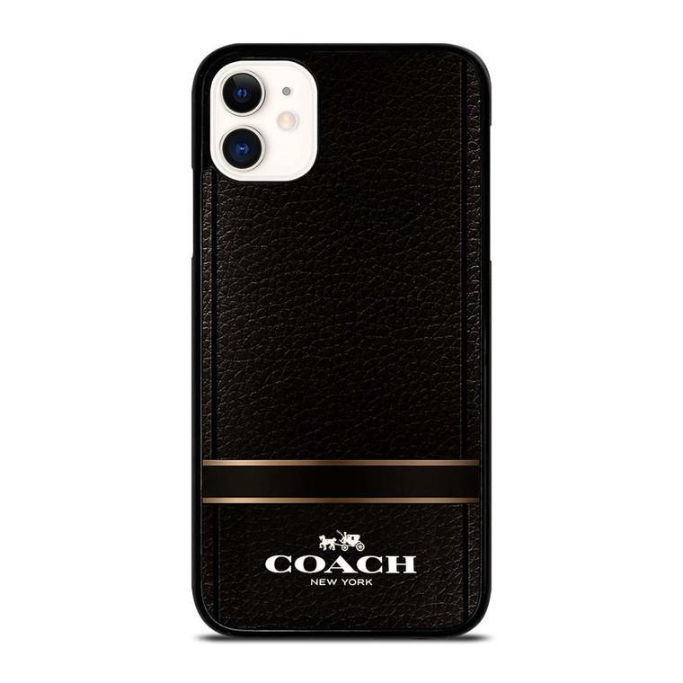 COACH BELT TEXTURE iPhone 11 Case Cover