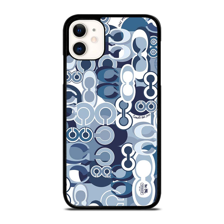 COACH NEW YORK BLUE iPhone 11 Case Cover
