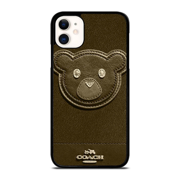 COACH NEW YORK BROWN BEAR iPhone 11 Case Cover