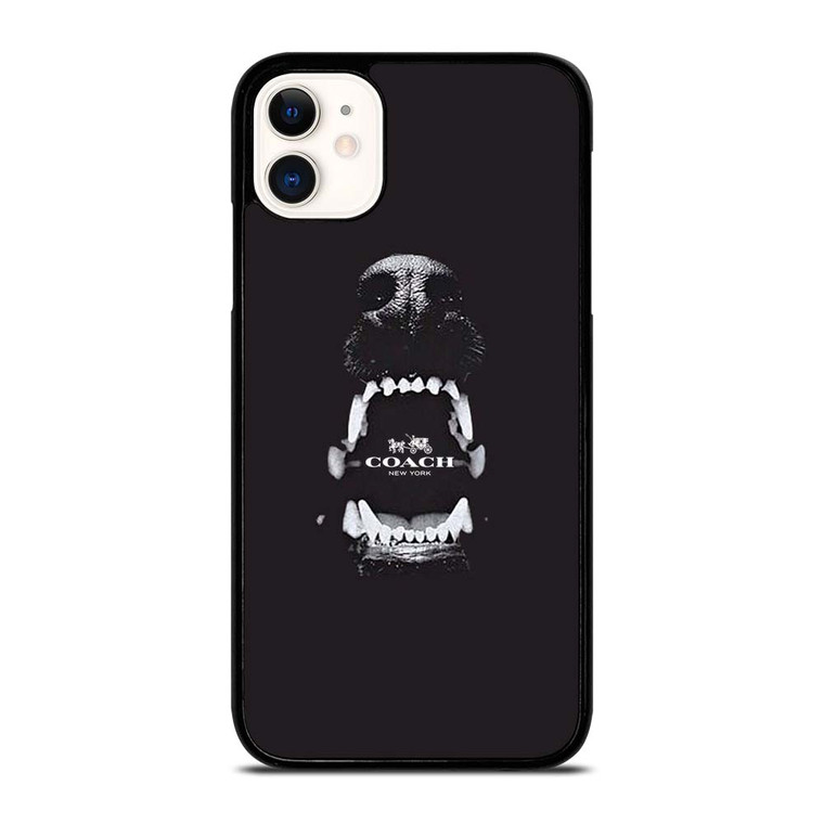 COACH NEW YORK LOGO DOG iPhone 11 Case Cover
