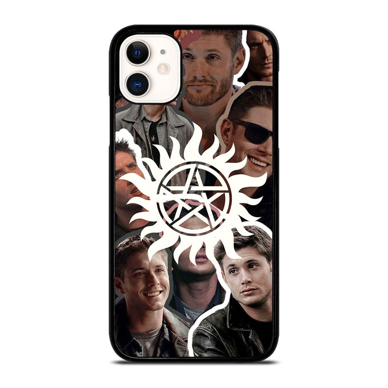 DEAN WINCHESTER SUPERNATURAL COLLAGE iPhone 11 Case Cover DEAN WINCHESTER SUPERNATURAL COLLAGE iPhone 11 Case Cover