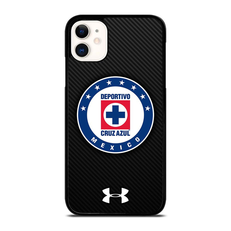 DEPORTIVO CRUZ AZUL CARBON LOGO iPhone 11 Case Cover