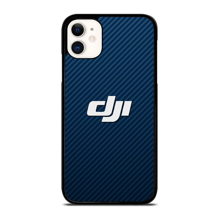 DJI DRONE CAMERA BLUE CARBON iPhone 11 Case Cover