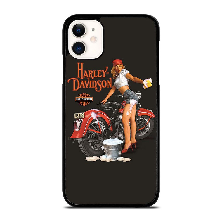 HARLEY DAVIDSON SEXY GIRL iPhone 11 Case Cover