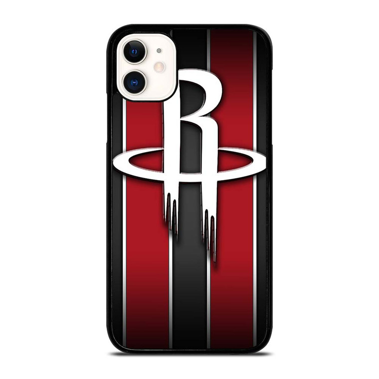 HOUSTON ROCKETS DOUBLE STRIPE iPhone 11 Case Cover