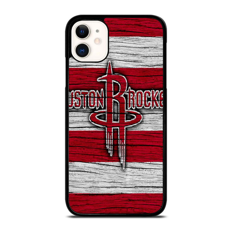 HOUSTON ROCKETS WOODEN LOGO iPhone 11 Case Cover