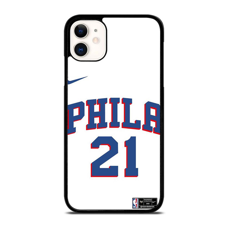 JOEL EMBIID PHILADELPHIA SIXERS KIT iPhone 11 Case Cover