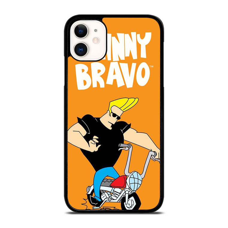 JOHNNY BRAVO CARTOON RIDING BIKE iPhone 11 Case Cover