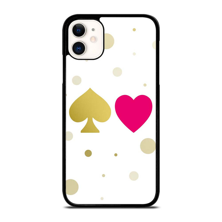 KATE SPADE AND HEART NEW YORK LOGO iPhone 11 Case Cover