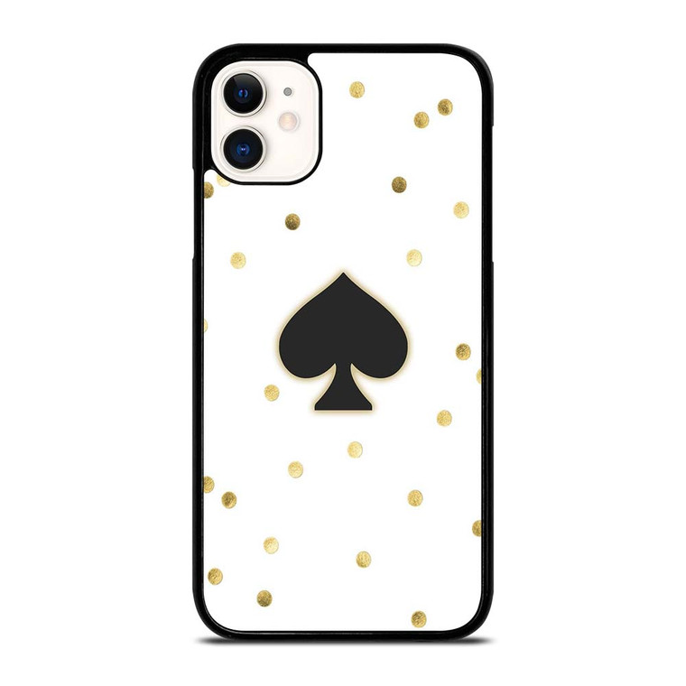 KATE SPADE NEW YORK LOGO GOLD iPhone 11 Case Cover
