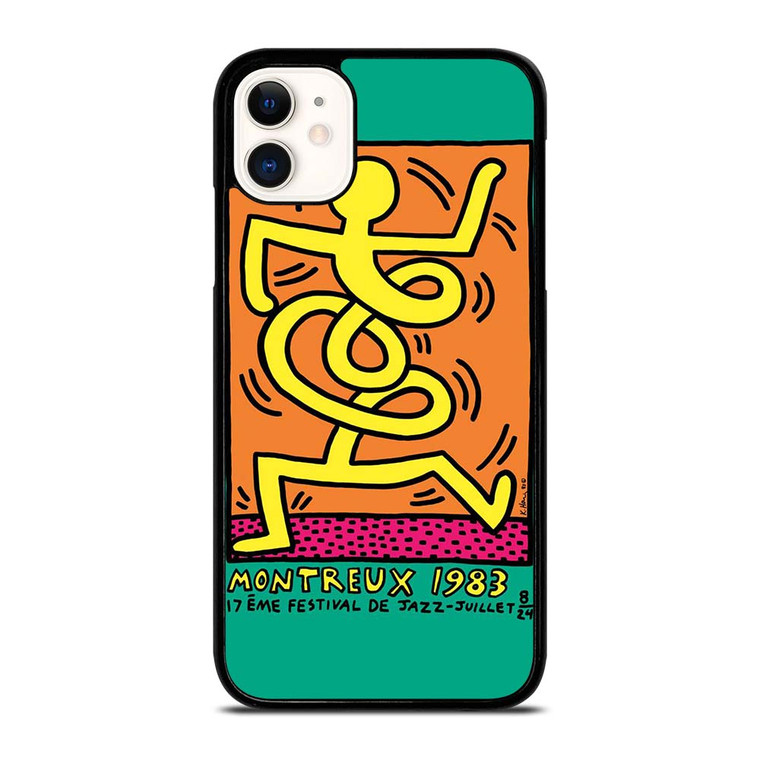 KEITH HARING MONTREUX 1983 iPhone 11 Case Cover