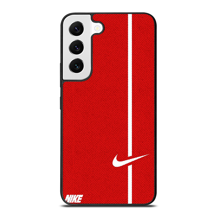 NIKE LOGO RED STRIPE Samsung Galaxy S22 Case Cover NIKE LOGO RED STRIPE Samsung Galaxy S22 Case Cover