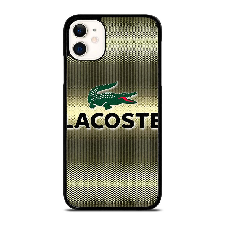LACOSTE GOLD EMBLEM iPhone 11 Case Cover