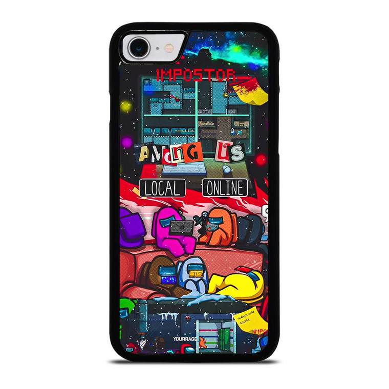AMONG US LOCAL ONLINE iPhone SE 2022 Case Cover