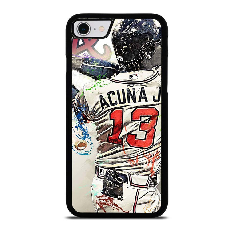 ATLANTA BRAVES ACUNA JR 13 BASEBALL iPhone SE 2022 Case Cover