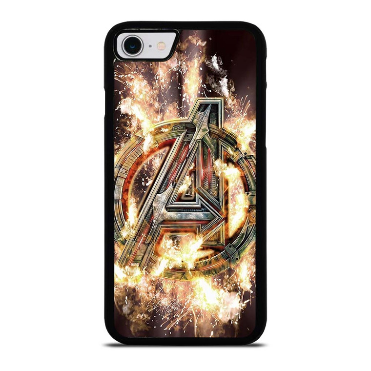 AVENGERS FIRE LOGO iPhone SE 2022 Case Cover