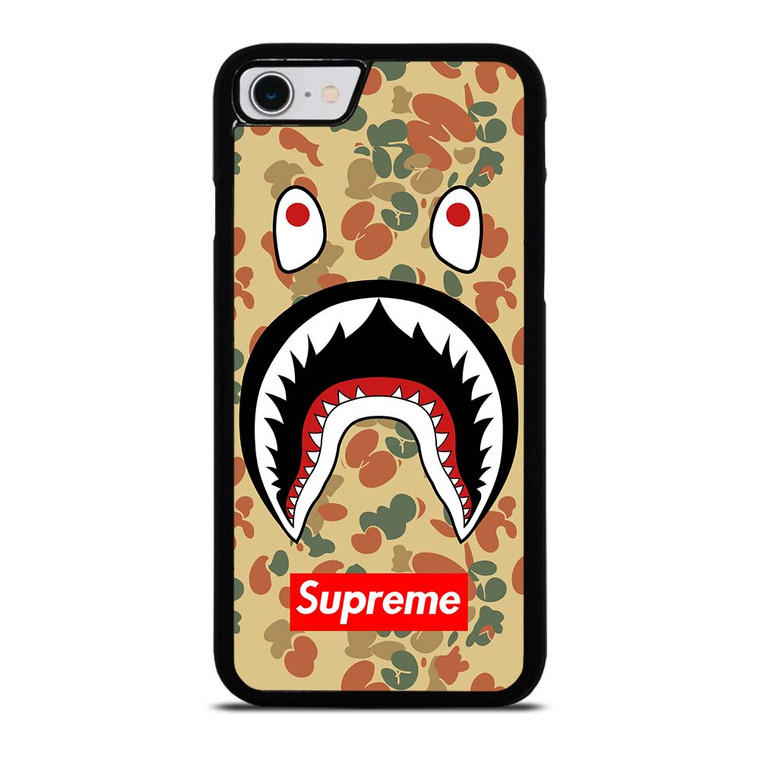 BAPE CAMO SHARK SUPREME iPhone SE 2022 Case Cover