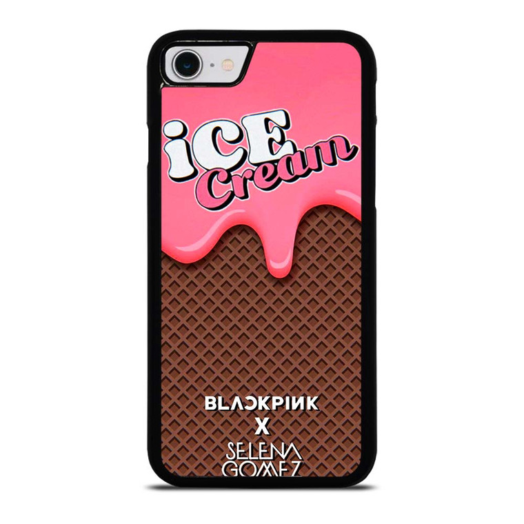 BLACK PINK SELENA GOMEZ ICE CREAM iPhone SE 2022 Case Cover