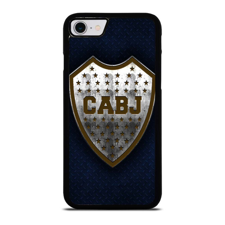 BOCA JUNIORS FC METAL LOGO iPhone SE 2022 Case Cover