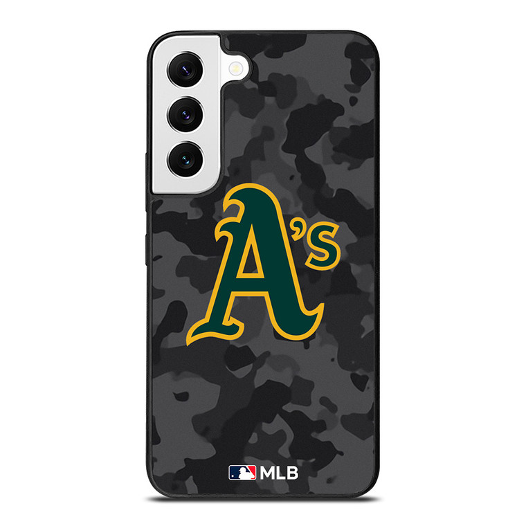 OAKLAND ATHLETICS BASEBALL BLACK CAMO Samsung Galaxy S22 Case Cover
