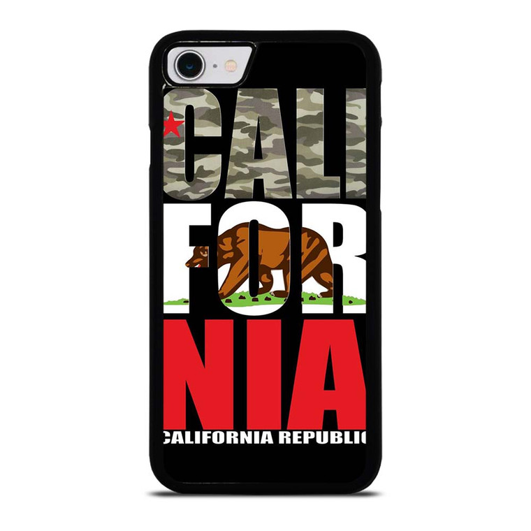 CALIFORNIA REPUBLIC CAMO SYMBOL iPhone SE 2022 Case Cover