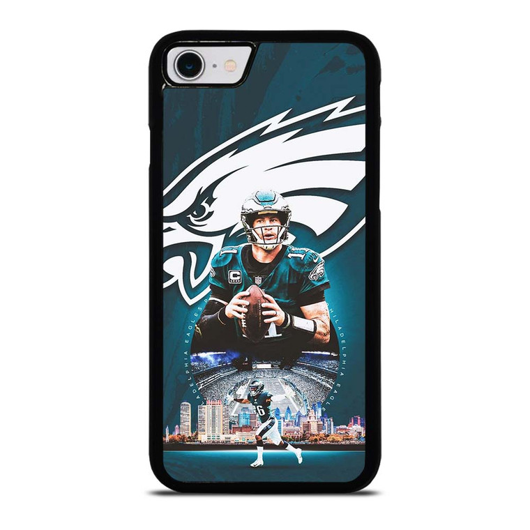 CARSON WENTZ PHILADELPHIA EAGLES NFL iPhone SE 2022 Case Cover CARSON WENTZ PHILADELPHIA EAGLES NFL iPhone SE 2022 Case Cover