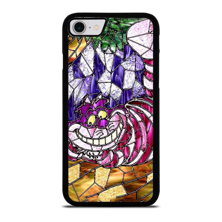 CHESHIRE CAT STAINED GLASS iPhone SE 2022 Case Cover CHESHIRE CAT STAINED GLASS iPhone SE 2022 Case Cover