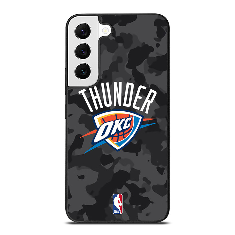 OKLAHOMA CITY THUNDER BLACK CAMO Samsung Galaxy S22 Case Cover