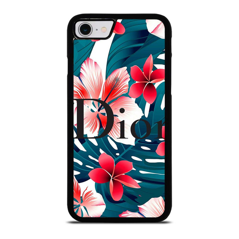CHRISTIAN DIOR HIBISCUS FLOWER iPhone SE 2022 Case Cover